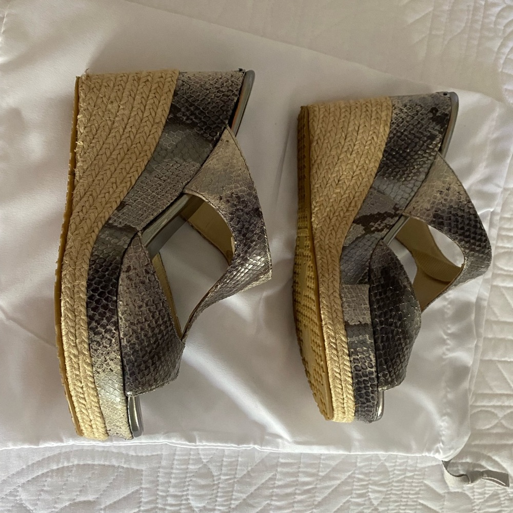 Jimmy Choo Espadrille Platform Python Sandals - image 6